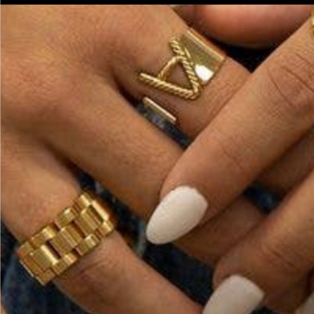 Brand New Gold Watch Band Ring